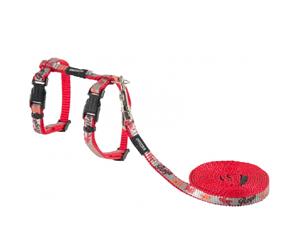 Rogz Reflectocat Harness Lead Red