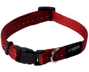 Rogz Utility Nitelife Small Dog Collar Red