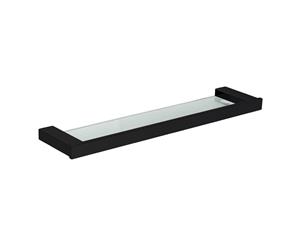 Rubine Zen Glass Shelf Matt Black