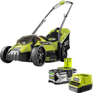 Ryobi 18V ONE+ 4.0Ah 33cm Lawn Mower Kit