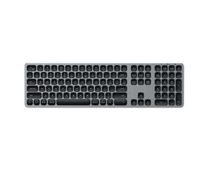 Satechi Wireless Aluminium Keyboard w/ Numeric Pad For Mac / iOS - Space Grey