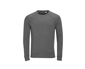 Sols Mens Studio French Terry Raglan Sweatshirt (Grey Marl) - PC2598