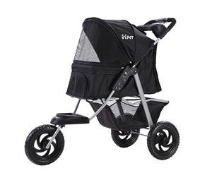 i.Pet Pet Stroller Dog Cat Cage Carrier Travel Pushchair Foldable Pram Large