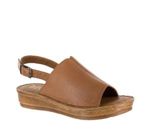 Bella Vita Womens Wit Leather Open Toe Casual Slingback Sandals