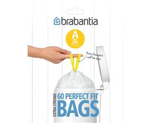 Brabantia Perfectfit Bin Liners Code A Smartfix 3 Litre