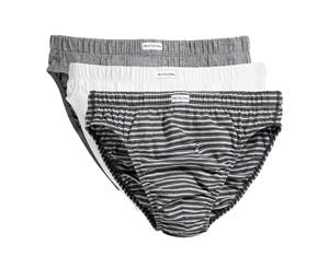 Fruit Of The Loom Mens Classic Slip Briefs (Pack Of 3) (Black Stripe) - RW3158