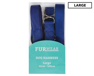 Furwear Large Dog Harness - Blue