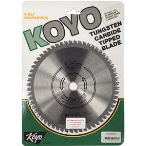 Koyo 180mm 60T 20/16mm Bore Circular Saw Blade For Aluminium Cutting