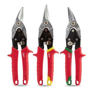 Milwaukee 3-Piece Aviation Tin Snips Set 48224533