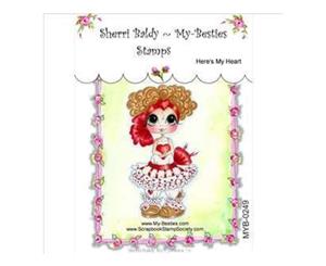 My Besties-Clear Stamps - Here's My Heart Bestie