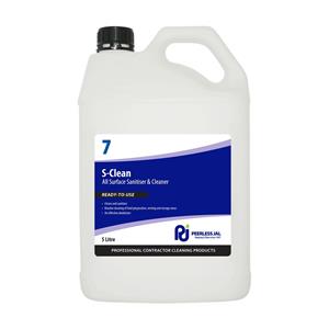 Peerless Jal 5L S-Clean Sanitiser And Cleaner