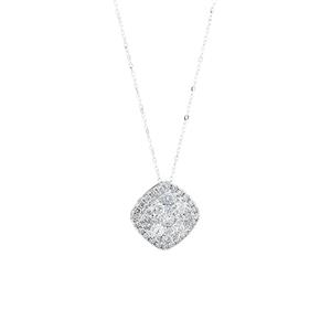 Pendant with 2 Carat TW of Diamonds in 10ct White Gold
