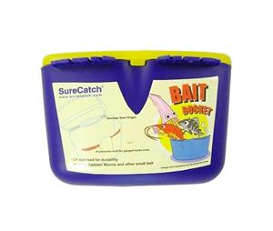 Surecatch Small Bait Bucket with and Accessories Shelf