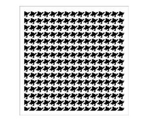 The Crafters Workshop 6X6 Template - Houndstooth