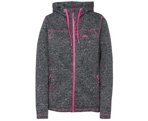 Trespass Womens/Ladies Odelia Full Zip Fleece Hoodie (Black Marl) - TP126