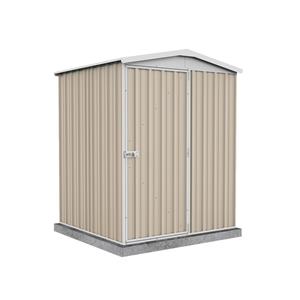 Absco Sheds 1.52 x 1.44 x 1.95m Regent Single Door Shed - Paperbark