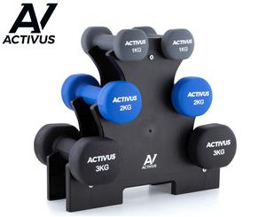 Activus 12kg Dumbbell Weights Set