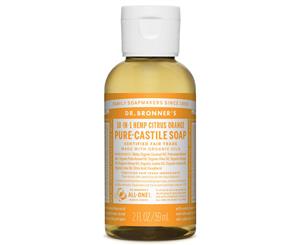 Dr. Bronner's Pure-Castile Liquid Soap Citrus Orange 59mL