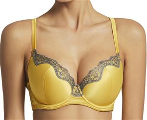 Elle Macpherson Body Slick Underwire Full Busted Bra - Lemon