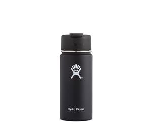 Hydro Flask Wide Mouth Insulated Drink Bottle with Flip Lid 473ml/16oz Black