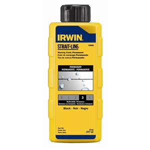 Irwin 6oz Black Strait-Line Permanent Chalk