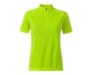 James And Nicholson Womens/Ladies Bike T-Shirt (Bright Yellow) - FU151