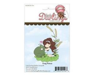 Little Darlings Unmounted Rubber Stamp 3.115In. X4in. Frog Prince