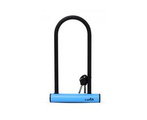 Luma Bike/Cycling Lock - U Lock - 180 x 320mm - Comes With 2 Keys - Blue