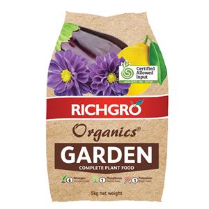 Richgro 5kg Organics Garden Complete Plant Food