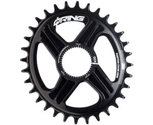 Rotor Q Rings 34T R-Hawk/Raptor Direct OCP Mount Oval Chainring Black