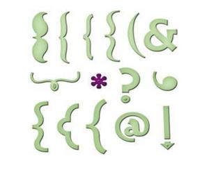 Spellbinders Shapeabilities Keyboard Icons Dies S4-372