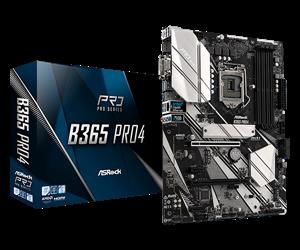 ASRock B365 Pro4 Intel B365 S1151/4xDDR4/2xPCIEx16/HDMI/DVI/D-SUB/M.2/USB3.1/ATX Motherboard