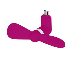 Bullet Airing Micro Usb Fan (Pink) - PF1565