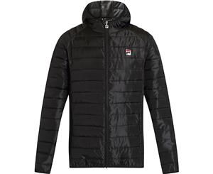 Fila Men's Pavo Hooded Puffer Jacket Black