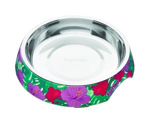 FuzzYard Cat Bowl Lahania Green Floral