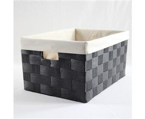 Linear Storage Basket Black Large