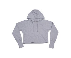 Mantis Womens/Ladies Cropped Hoodie (Heather Marl) - PC3275