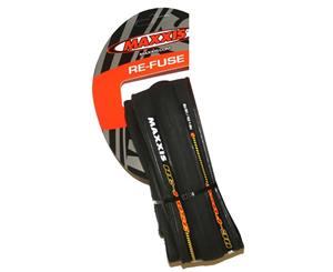 Maxxis Re-Fuse Folding Road Bike Tyre 700x25c Black