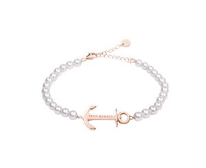 Paul Hewitt Anchor Spirit Bracelet Rose Gold Anchor Pearl Bracelet