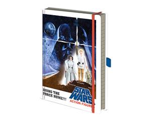 Star Wars Action Figures Hardback A5 Premium Notebook