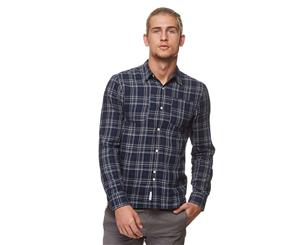 Bellfield Men's Manitoba Check Shirt - Navy