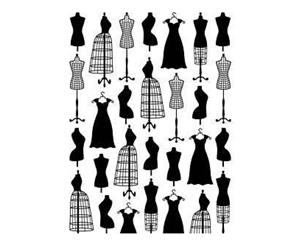 Darice - Embossing Folder - 4.25X5.75 - Dress Form Small