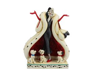 Disney Traditions Cruella De Vil with Dalmatian Puppies Jim Shore 6005970