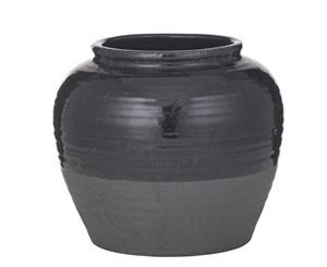 Rogue Hunter Ceramic Multifunctional Vase Black 30x30x26cm - Home Decor