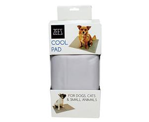 Zeez Cool Pad Silver X-Small 40cm X 30cm Dog Pet Bed Cooling Mat Absorb Heat