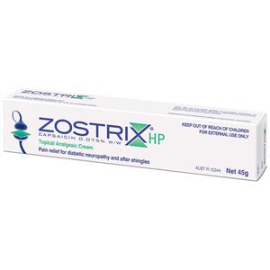 Zostrix HP Topical Analgesic Cream 45g