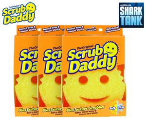 3 x Scrub Daddy Scrubber Original - Yellow