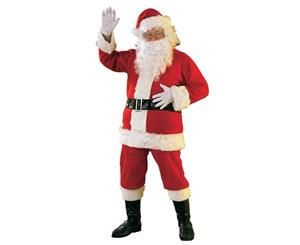 Flannel Santa Adult Suit