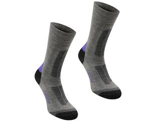 Karrimor Women Trekking Socks Ladies - Grey/Purple