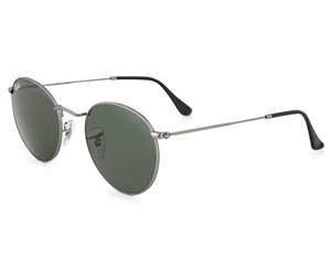 Ray-Ban Round RB3447 Sunglasses - Gunmetal/Green